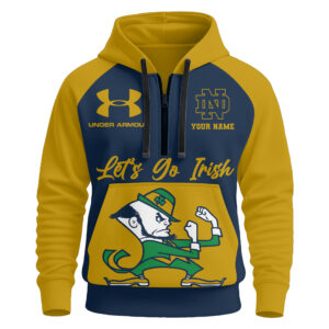 Notre Dame Fighting Irish | Premium NCAA Under Armour Halfzip Hoodie TTH2105109