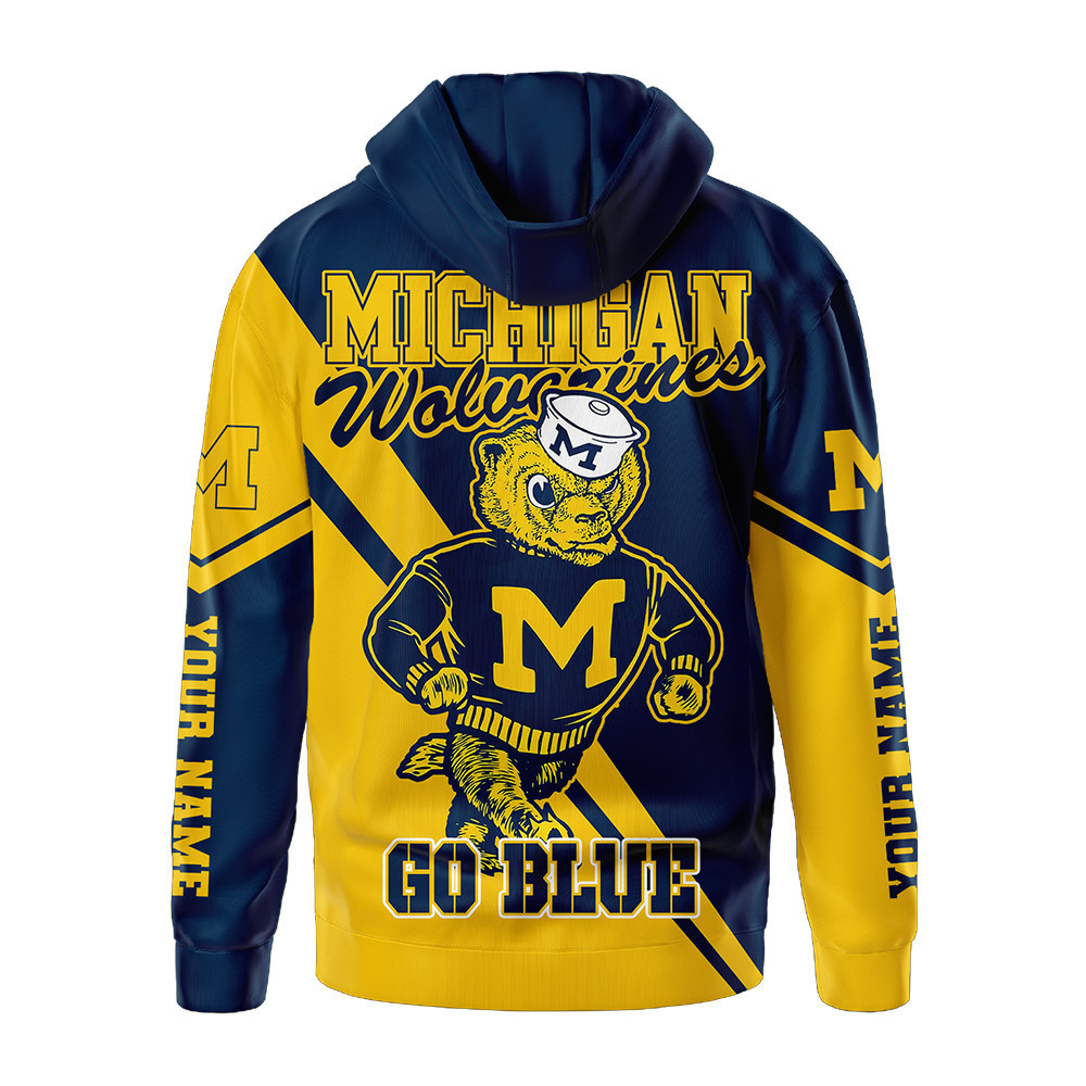 Michigan Wolverines | Premium NCAA Duo Color Hoodie TTH2105147 - Image 3