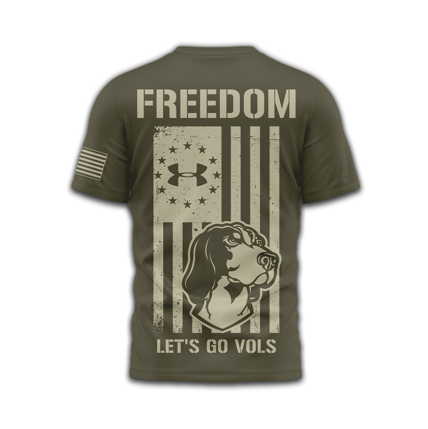 Tennessee Volunteers | Premium NCAA Freedom Under Armour 3D Shirt TTH2105137 - Image 3