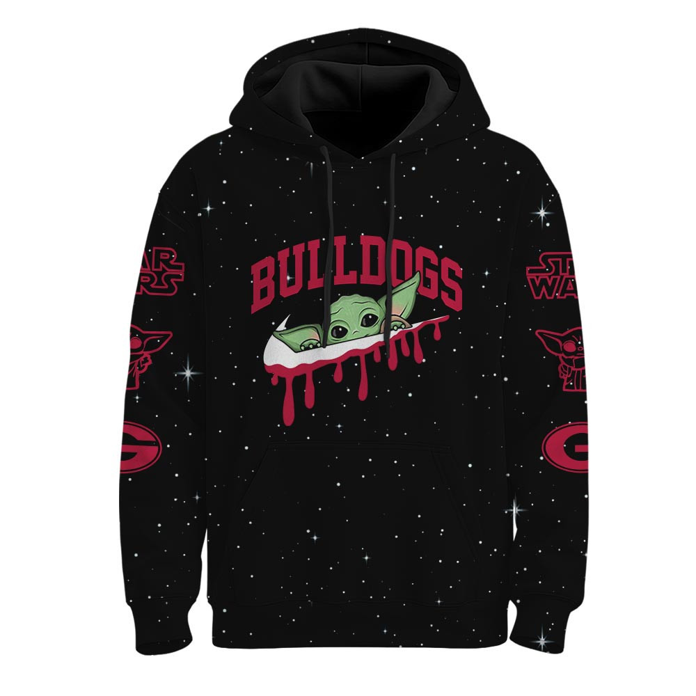 Georgia Bulldogs | Premium NCAA Baby Yoda Hoodie TTH2105157