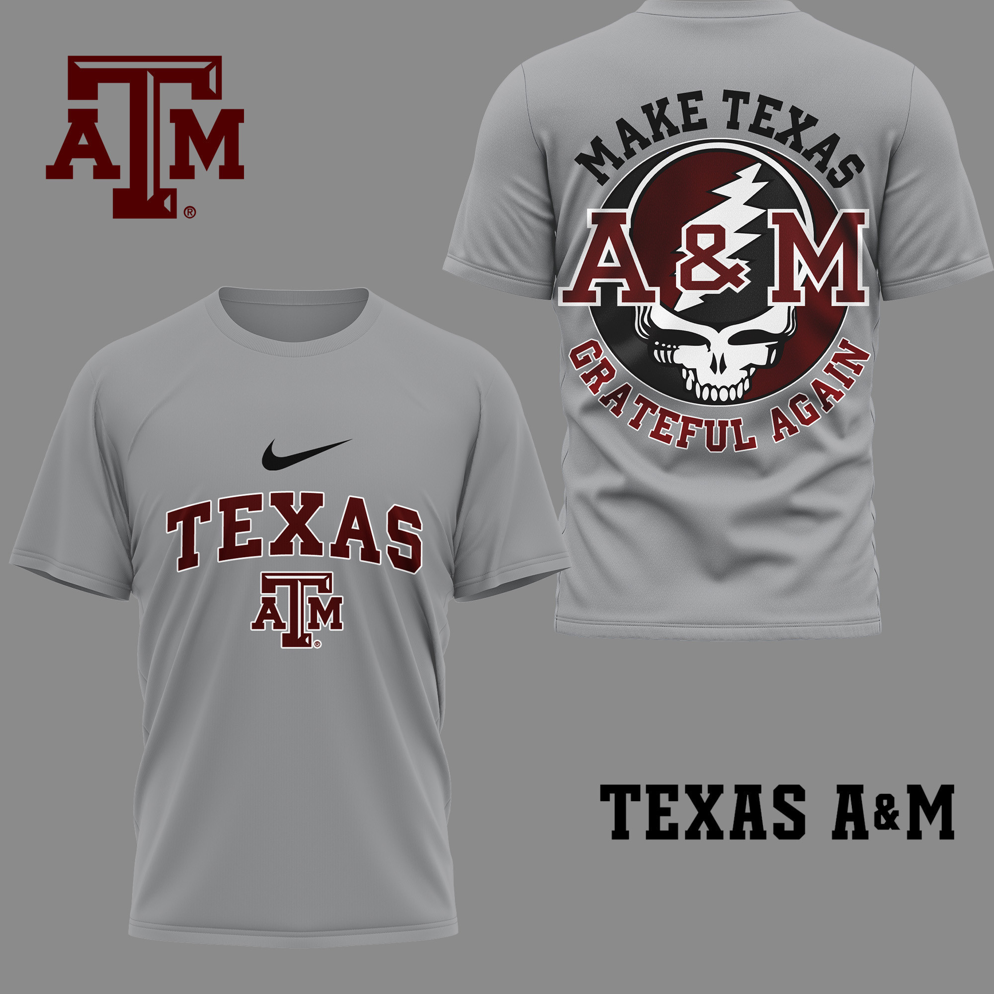 Texas A&M | Premium Grateful Game Day 3D Shirt TTH210591 - Image 3
