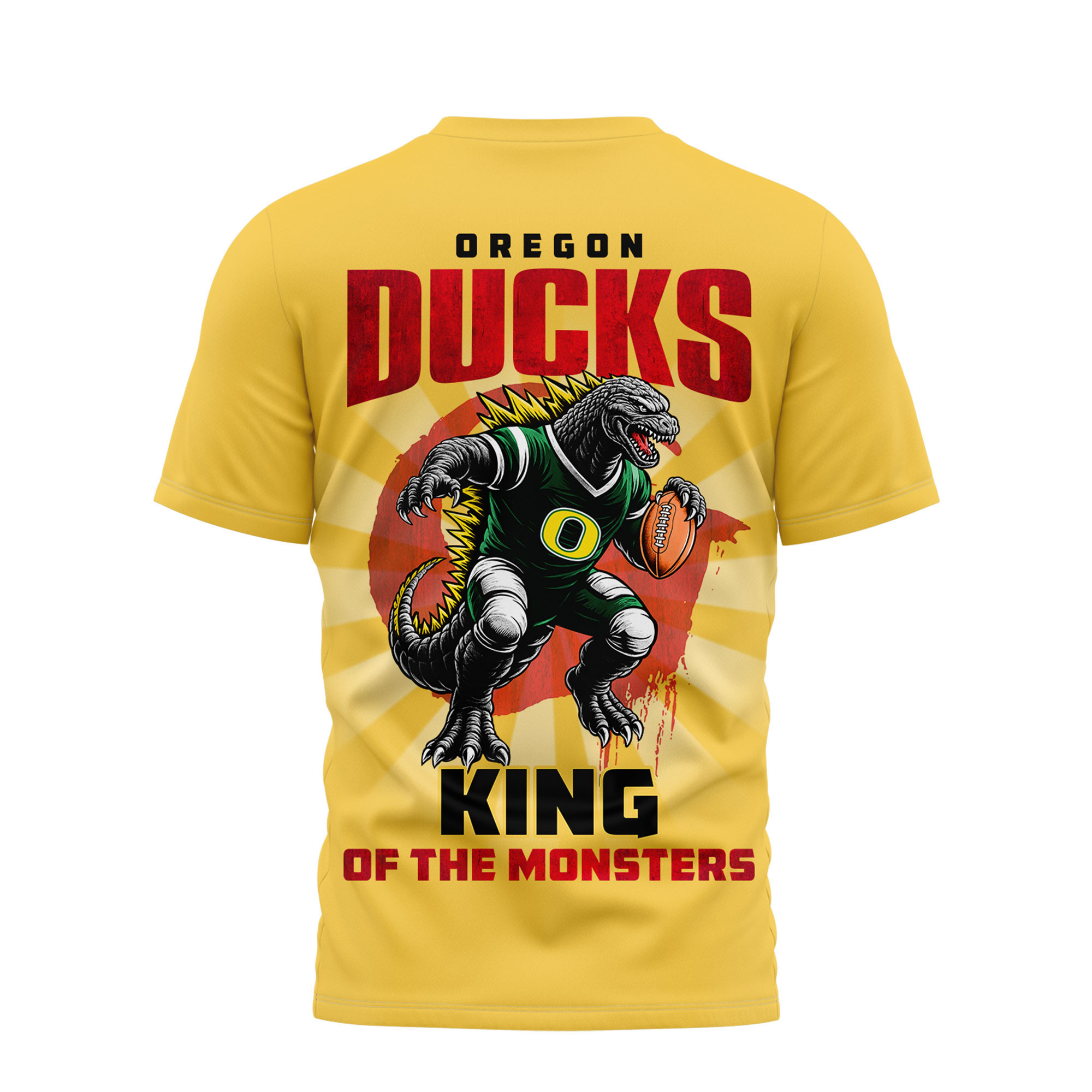 Oregon Ducks | Premium NCAA Godzilla King of the Monsters 3D Shirt TTH2105144 - Image 2