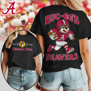 Alabama Crimson Tide | Premium NCAA Buc-ee’s Beavers Women’s Shirt TTH2105134