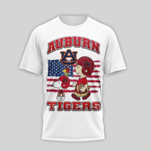 Auburn Tigers | Premium NCAA America 250 with Snoopy 3D Shirt TTH2105126