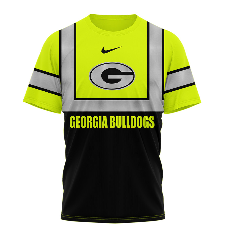 Georgia Bulldogs | Premium NCAA Hi Vis Safety 3D Shirt TTH2105131