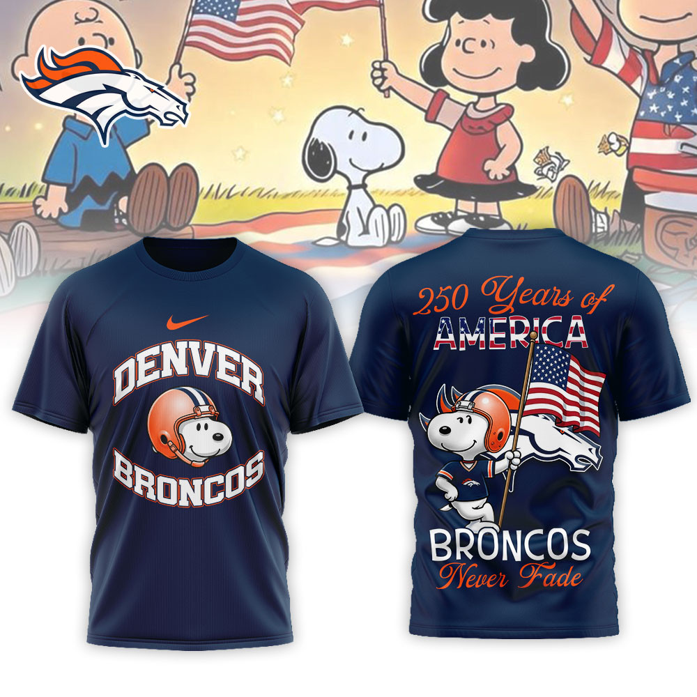 Denver Broncos | Premium NFL Freedom Classic 3D Shirt TTH2105162 - Image 2