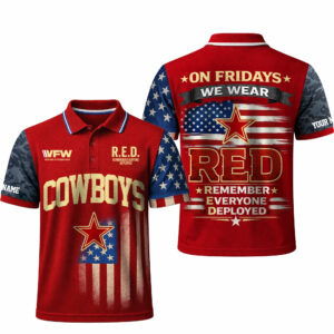 Dallas Cowboys | Premium NFL Red Friday Polo Shirt TTH2105146