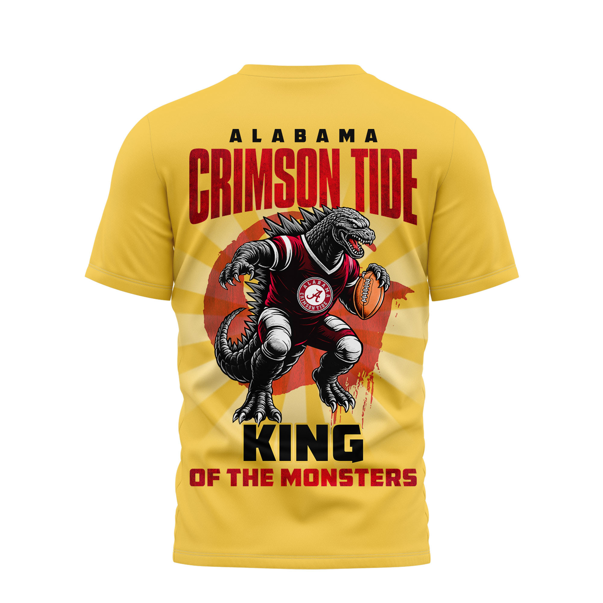 Alabama Crimson Tide | Premium NCAA Godzilla King of the Monsters 3D Shirt TTH2105144 - Image 2