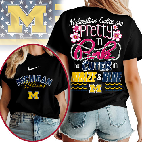 Michigan Wolverines | Premium NCAA Team Color Pride T-Shirt TTH2105128 - Image 2