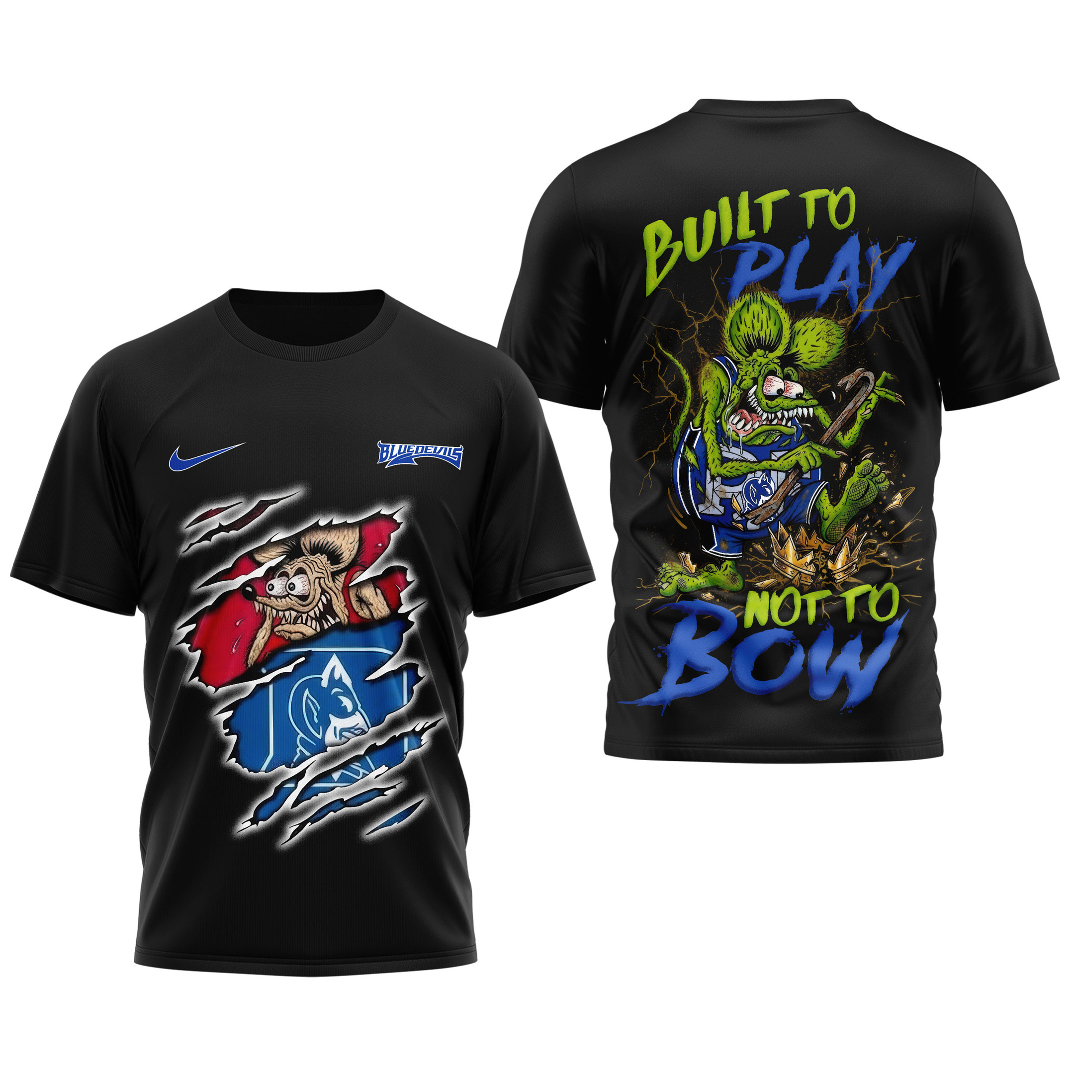 Duke Blue Devils | Premium NCAA Varsity Savage 3D Shirt TTH2105102 - Image 3