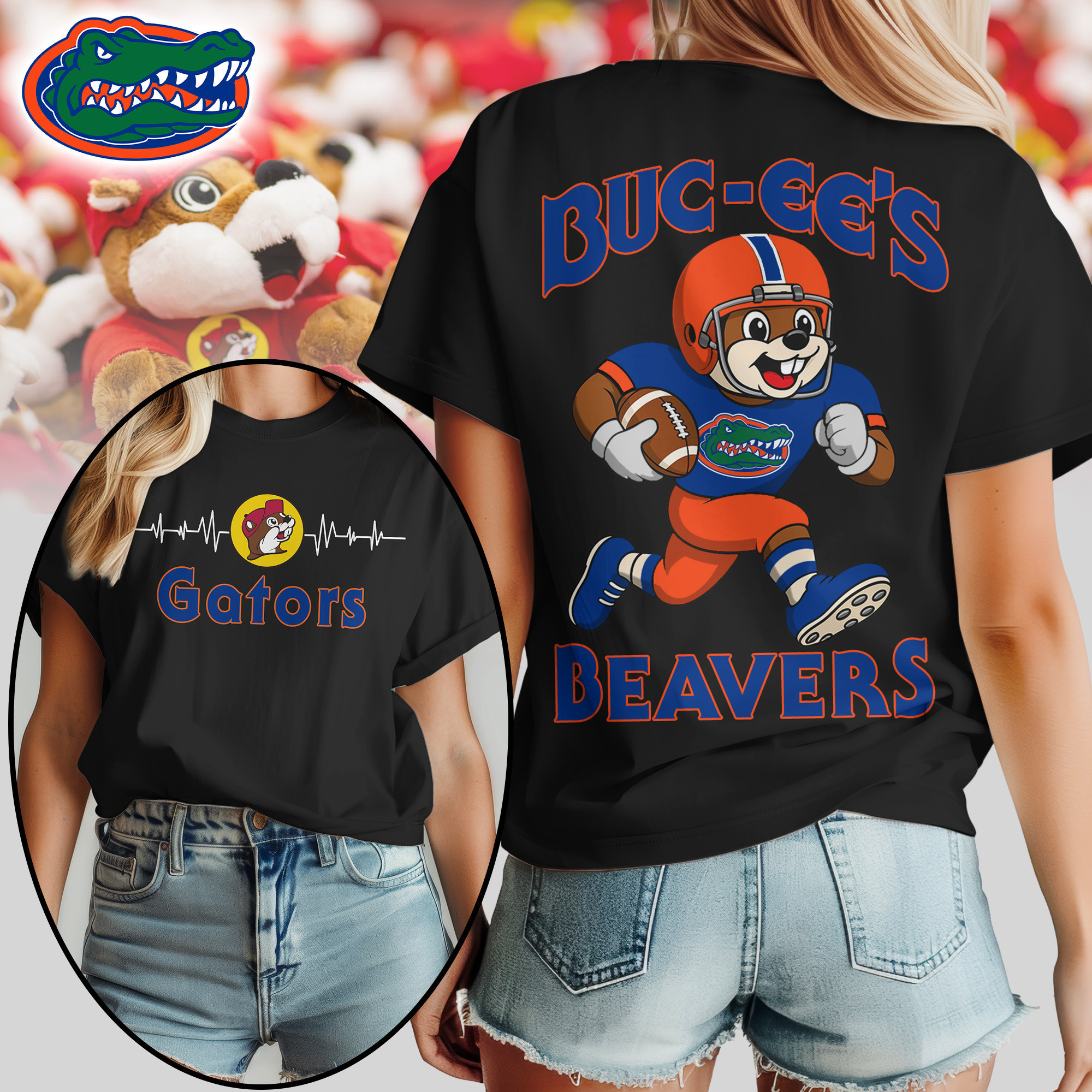 Florida Gators | Premium NCAA Buc-ee’s Beavers Women’s Shirt TTH2105134