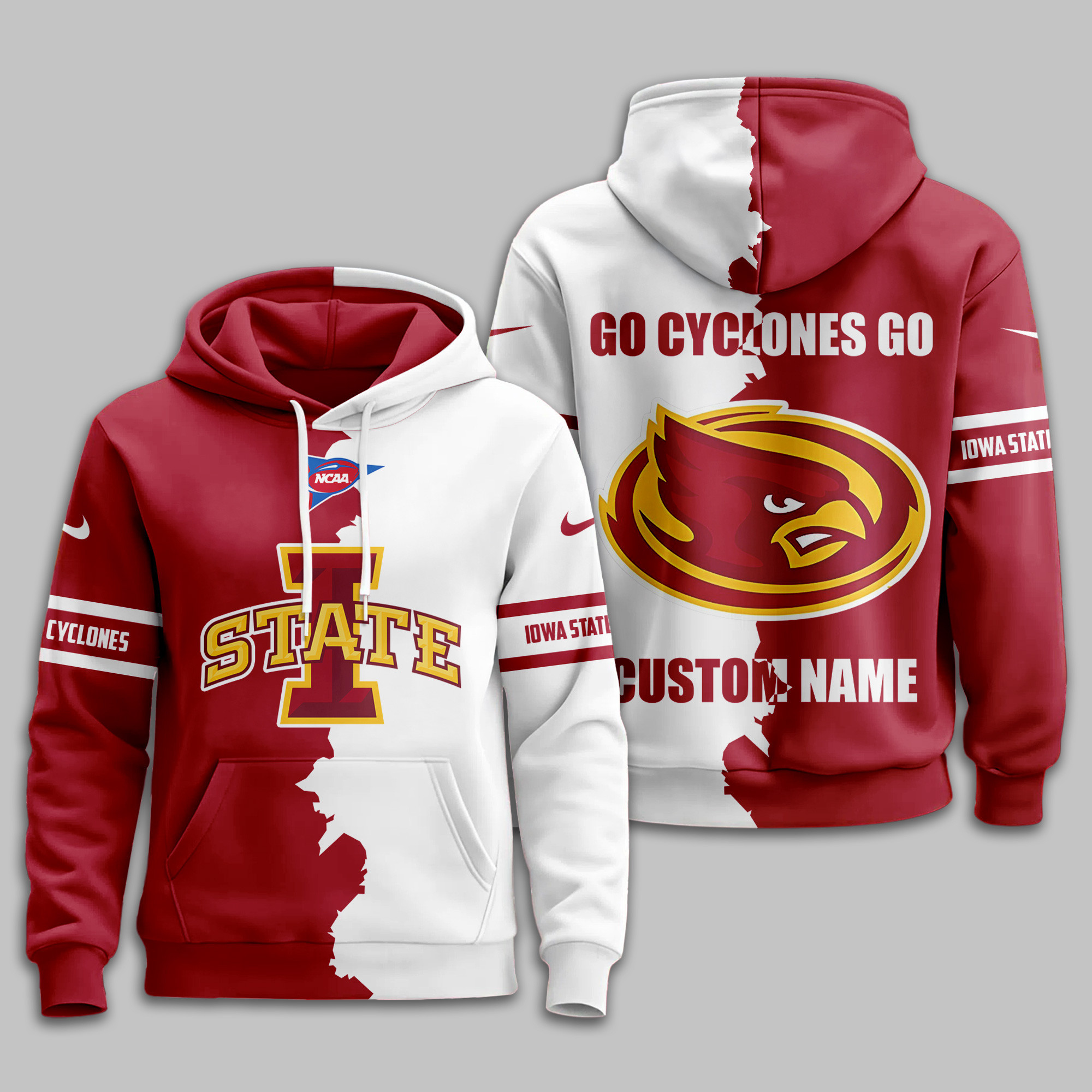 Iowa State Cyclones | Premium NCAA Warrior Spirit Personalized Hoodie TTH2105170