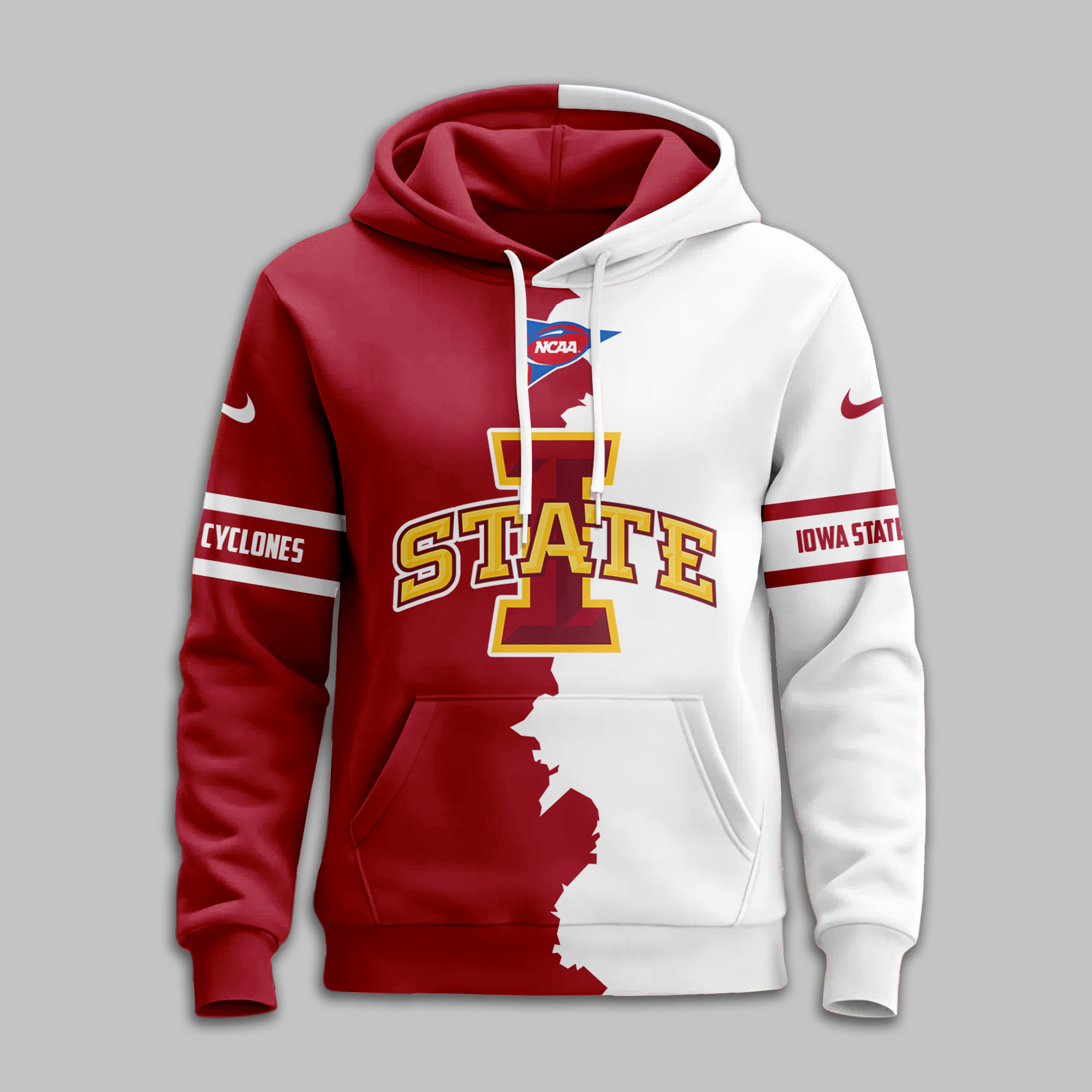 Iowa State Cyclones | Premium NCAA Warrior Spirit Personalized Hoodie TTH2105170 - Image 2