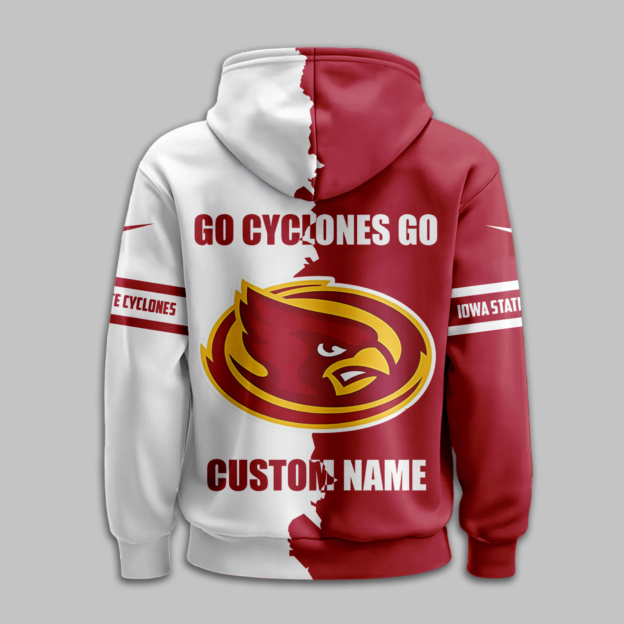 Iowa State Cyclones | Premium NCAA Warrior Spirit Personalized Hoodie TTH2105170 - Image 3