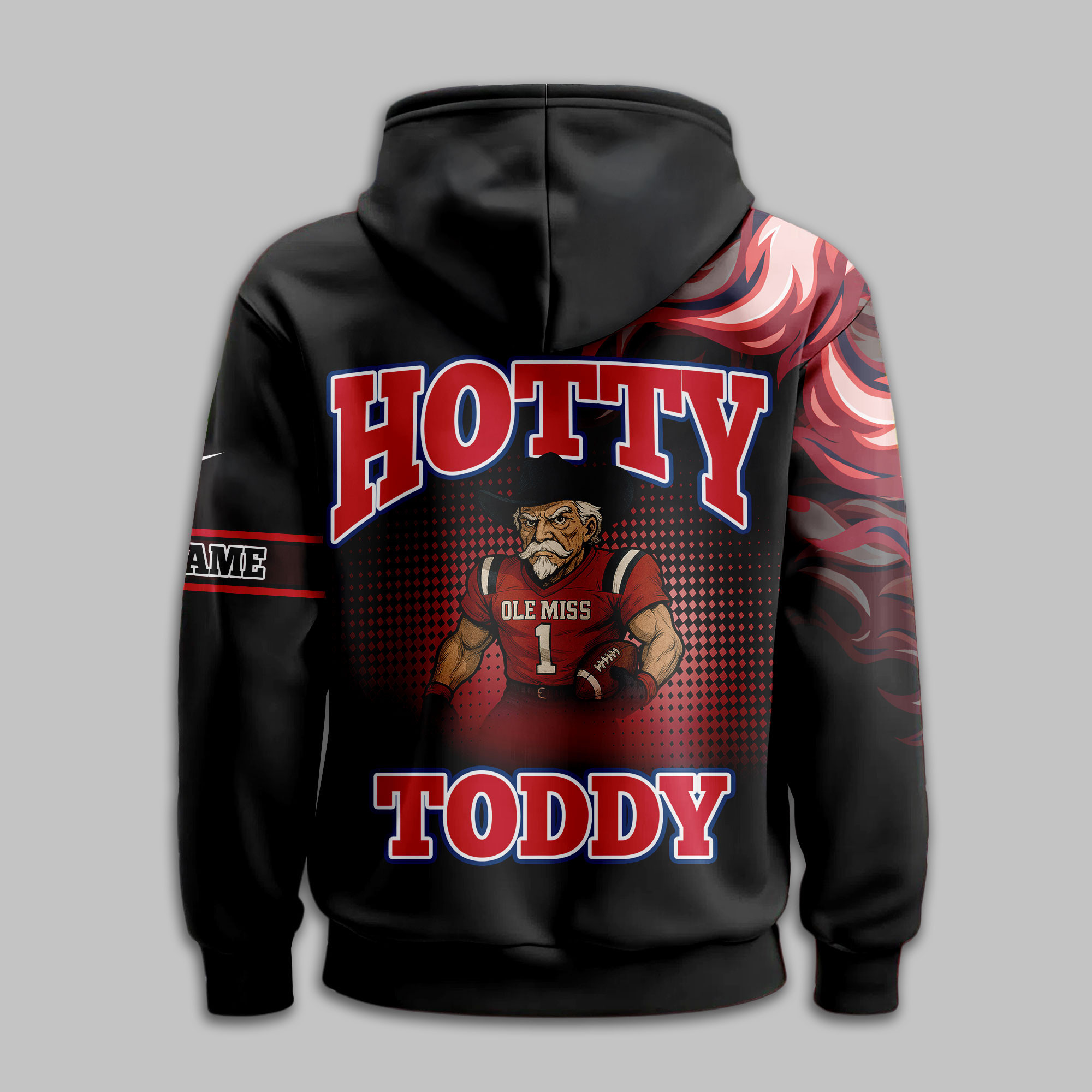 Ole Miss Rebels | Premium NCAA Victory Flame Personalized Hoodie TTH2105116 - Image 3
