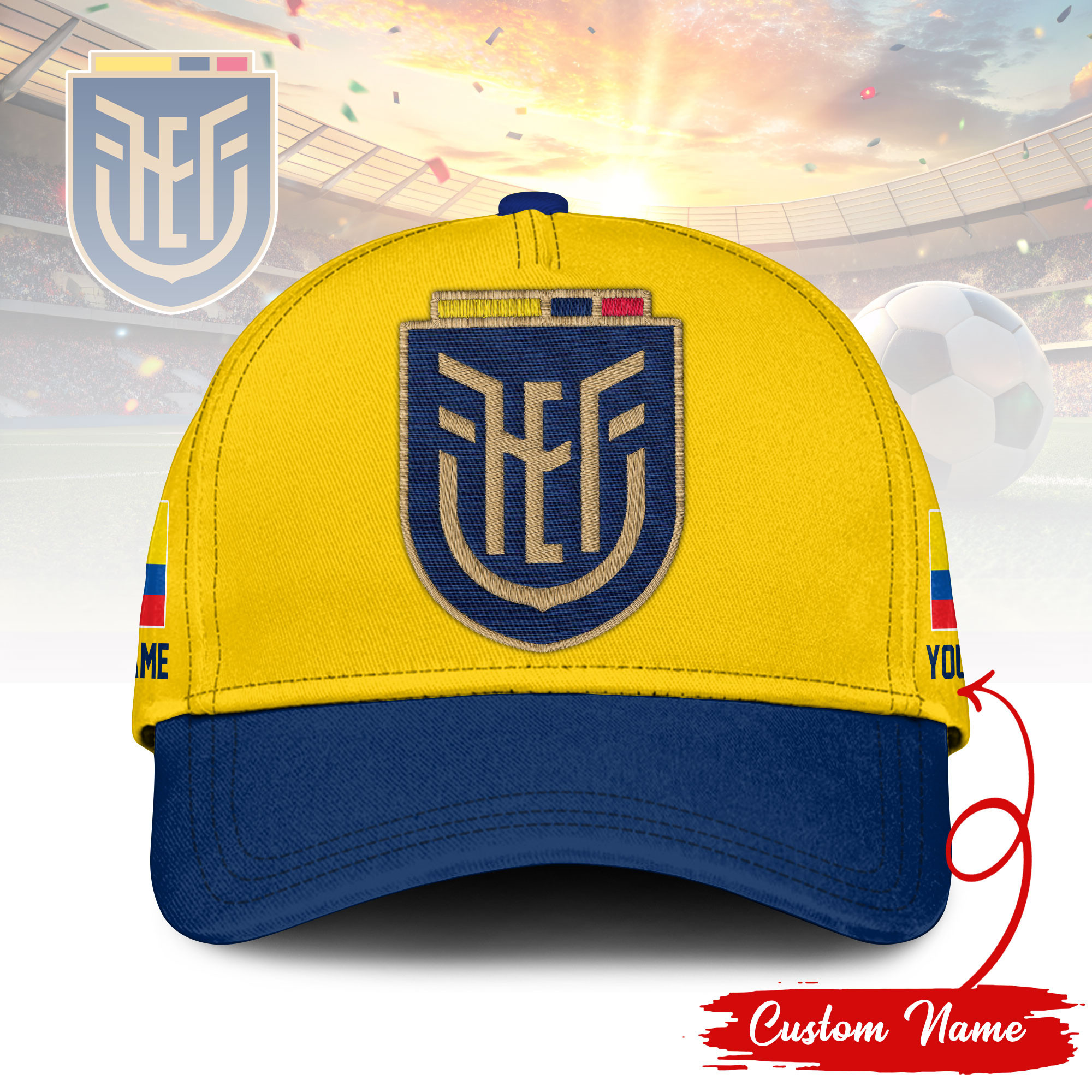 Ecuador | Premium World Cup 2026 Custom Classic Cap TTH210544 - Image 2