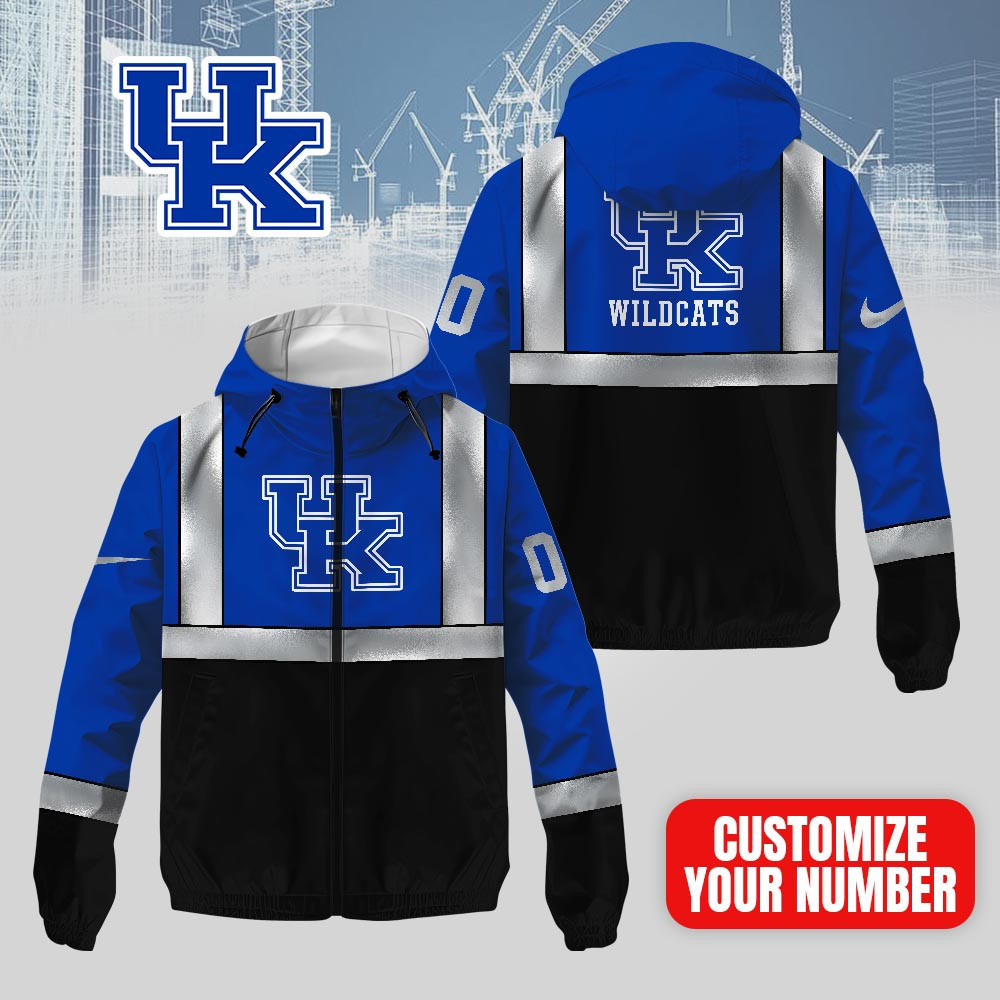 Kentucky Wildcats | Premium NCAA Safety Windbreaker Jacket TTH2105145