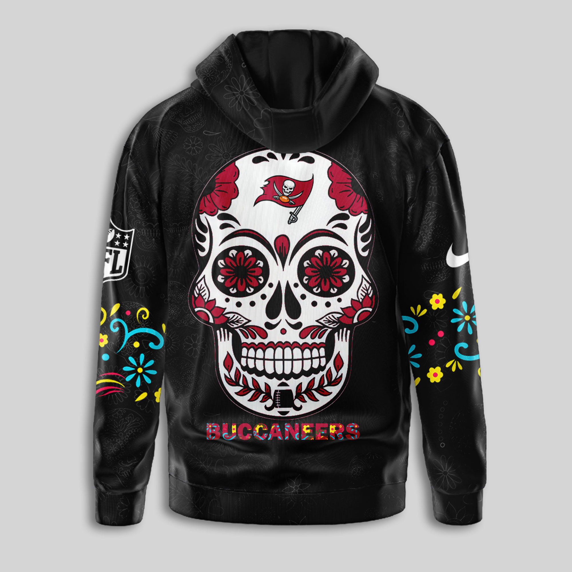 Tampa Bay Buccaneers | Premium NFL Dia de los Muertos Limited Editions Hoodie TTH210594 - Image 2