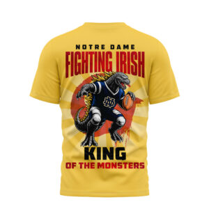 Notre Dame Fighting Irish | Premium NCAA Godzilla King of the Monsters 3D Shirt TTH2105144