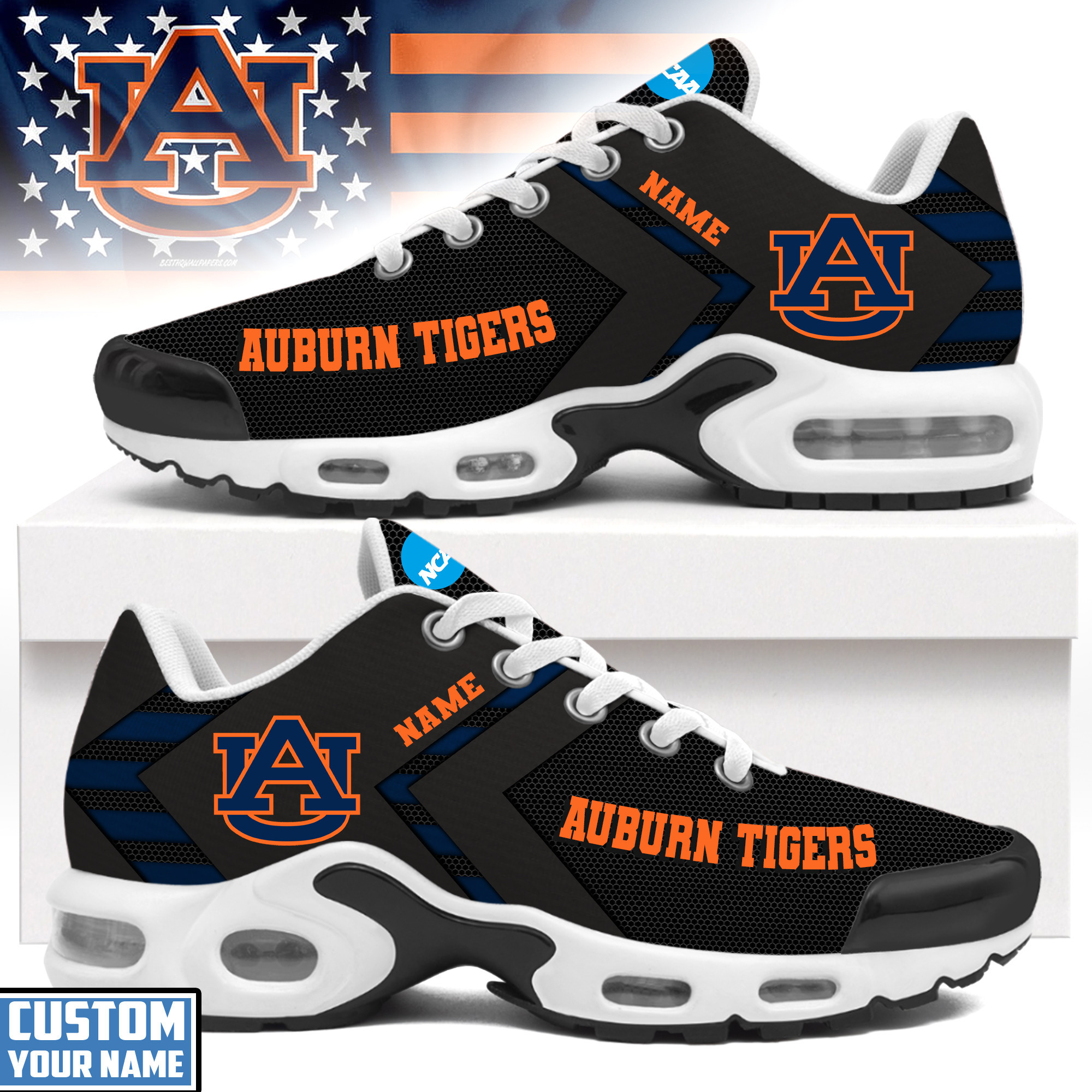 Auburn Tigers x Personalized Air Max Shoes Limited Edition – Gift for Fans TTH190526 - Image 3