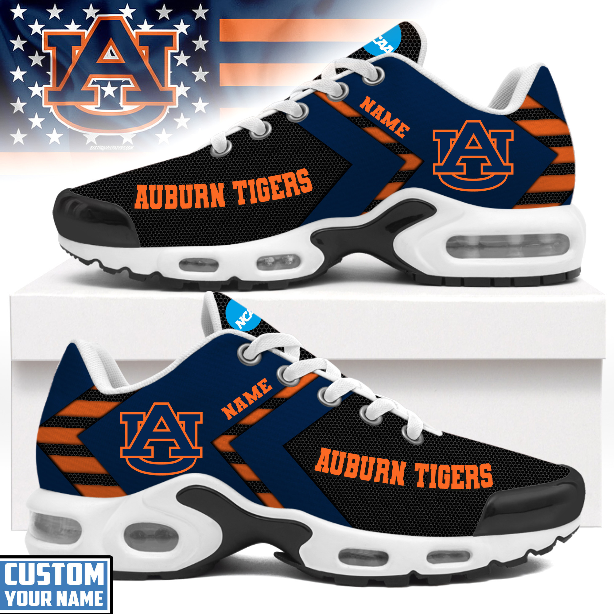 Auburn Tigers x Personalized Air Max Shoes Limited Edition – Gift for Fans TTH190526 - Image 2
