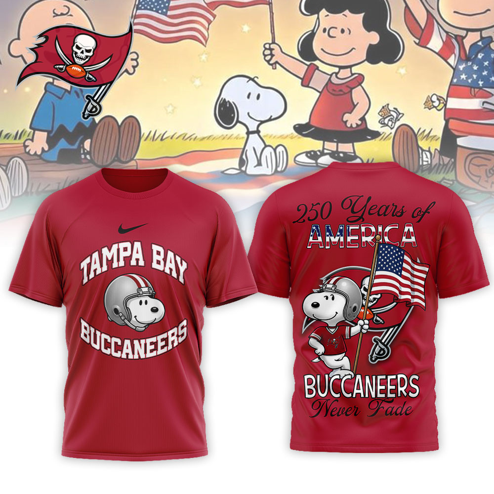 Tampa Bay Buccaneers | Premium NFL Freedom Classic 3D Shirt TTH2105162 - Image 2