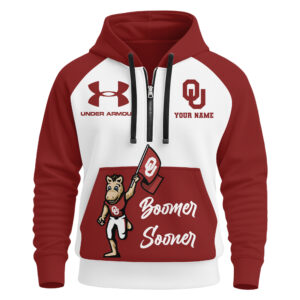 Oklahoma Sooners | Premium NCAA Under Armour Halfzip Hoodie TTH2105109