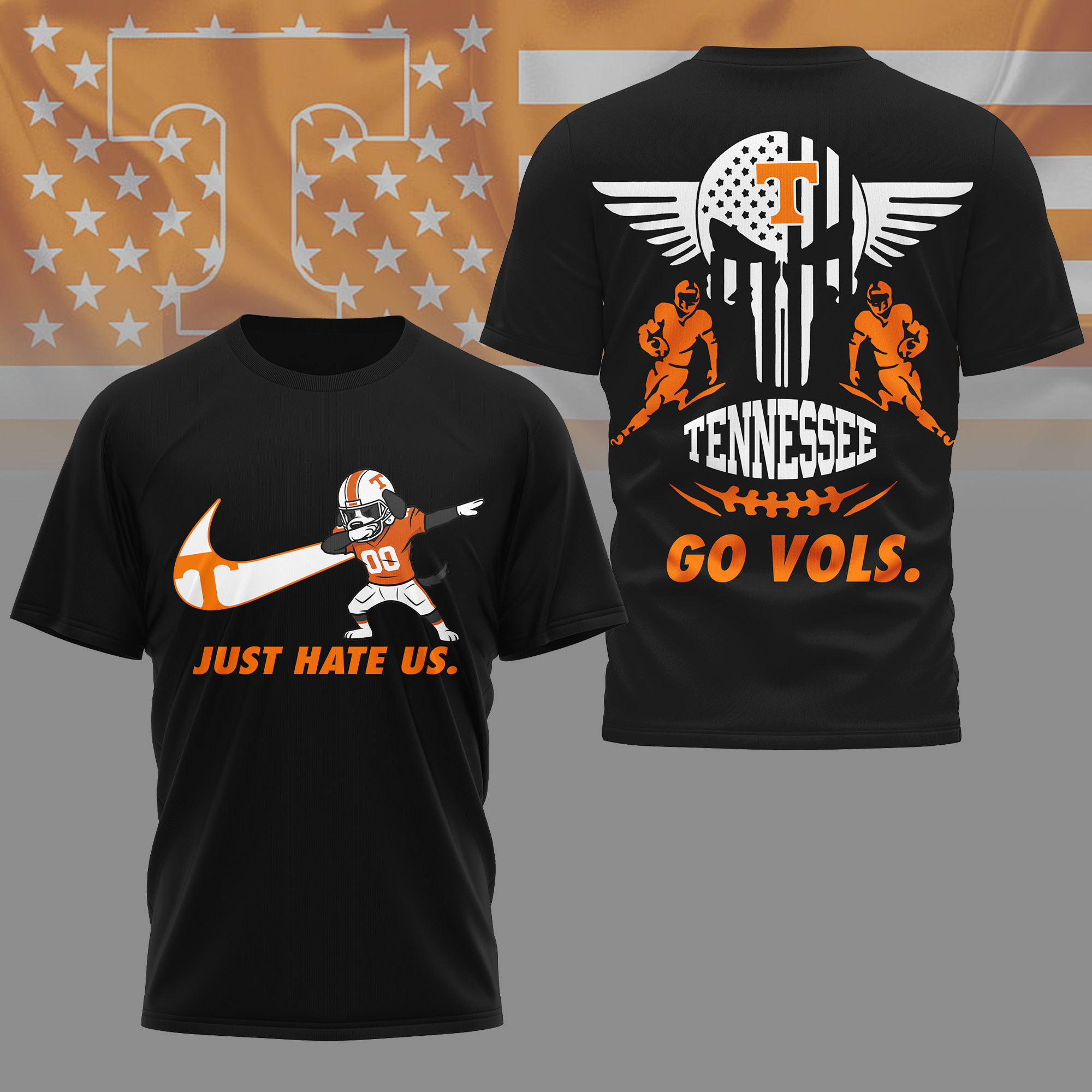 Tennessee Volunteers | Premium NCAA Just Hate Us T-shirt TTH2105142 - Image 2