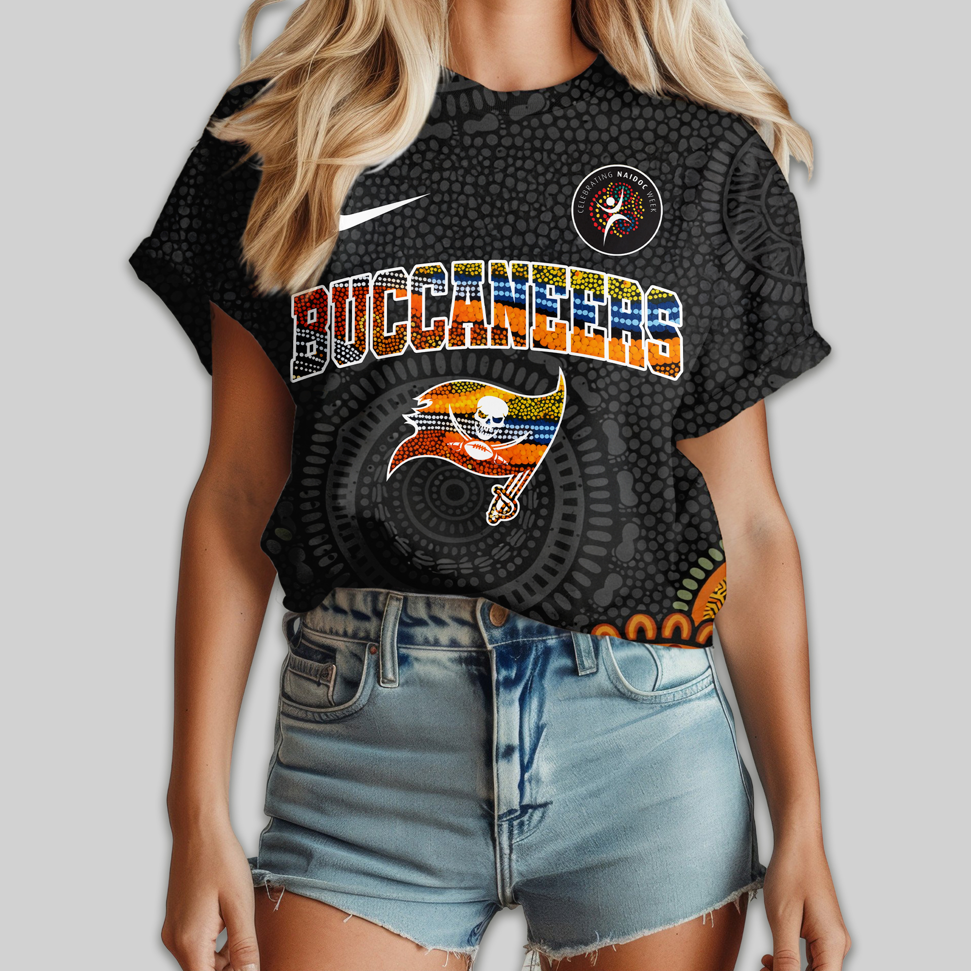 Tampa Bay Buccaneers | Premium NFL Naidoc Week 2026 Women Shirt TTH2105138 - Image 3