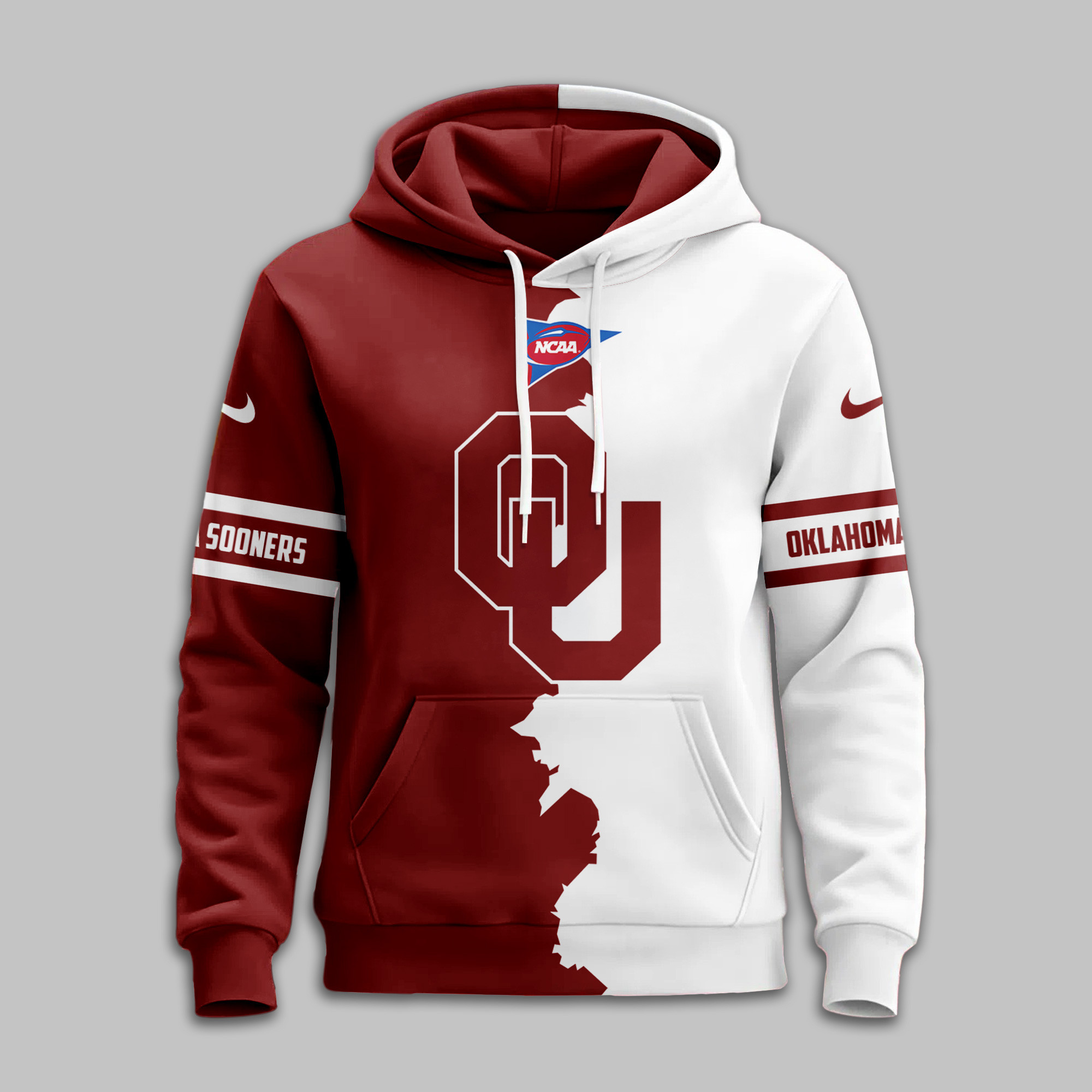 Oklahoma Sooners | Premium NCAA Warrior Spirit Personalized Hoodie TTH2105170 - Image 2