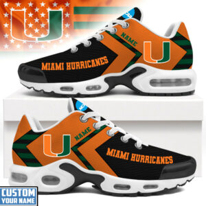 Miami Hurricanes x Personalized Air Max Shoes Limited Edition – Gift for Fans TTH190526