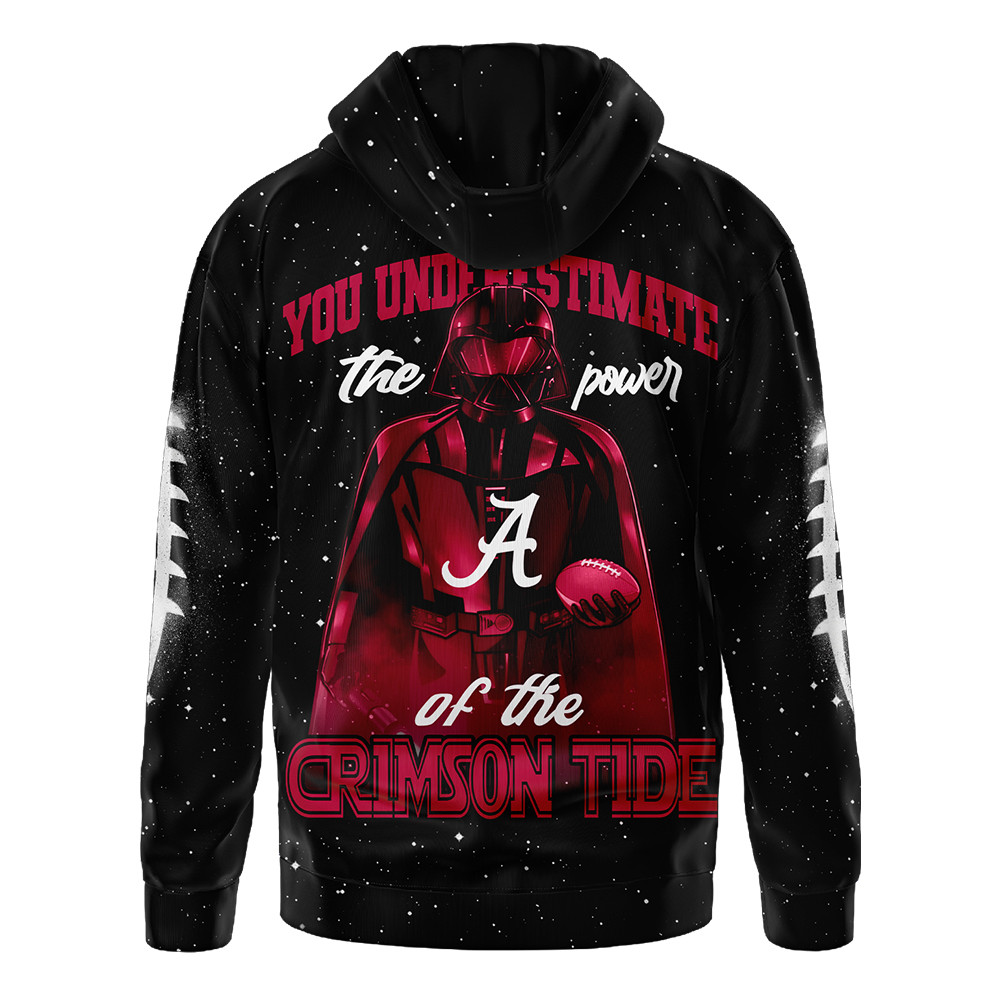 Alabama Crimson Tide | Premium NCAA Darth Vader Limited Edition Hoodie TTH2105122 - Image 3