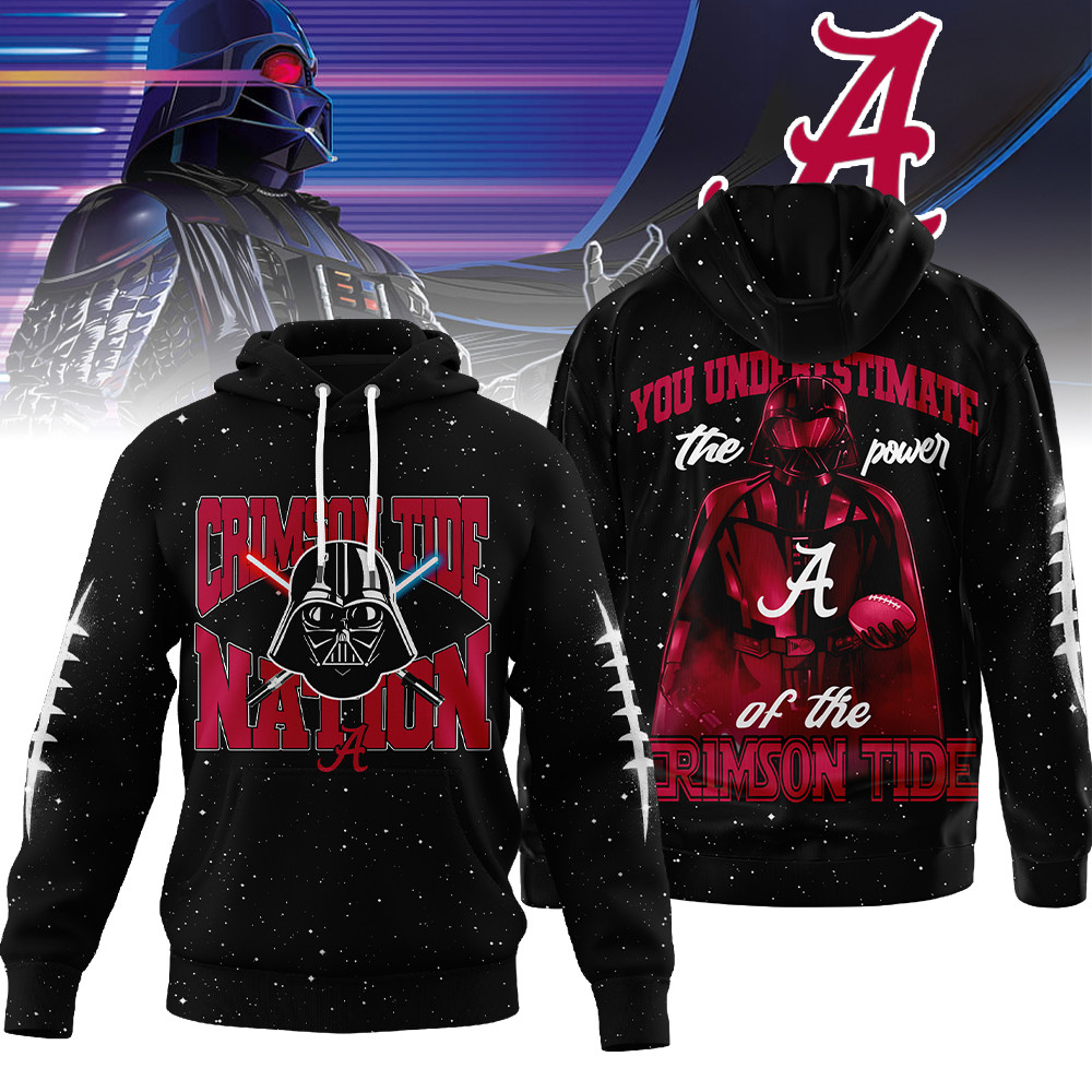 Alabama Crimson Tide | Premium NCAA Darth Vader Limited Edition Hoodie TTH2105122 - Image 2