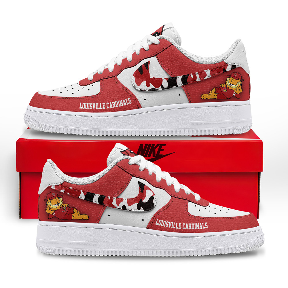 Louisville Cardinals – Premium NCAA Only Show Up AF1 Shoes – Limited Edition TTH190512