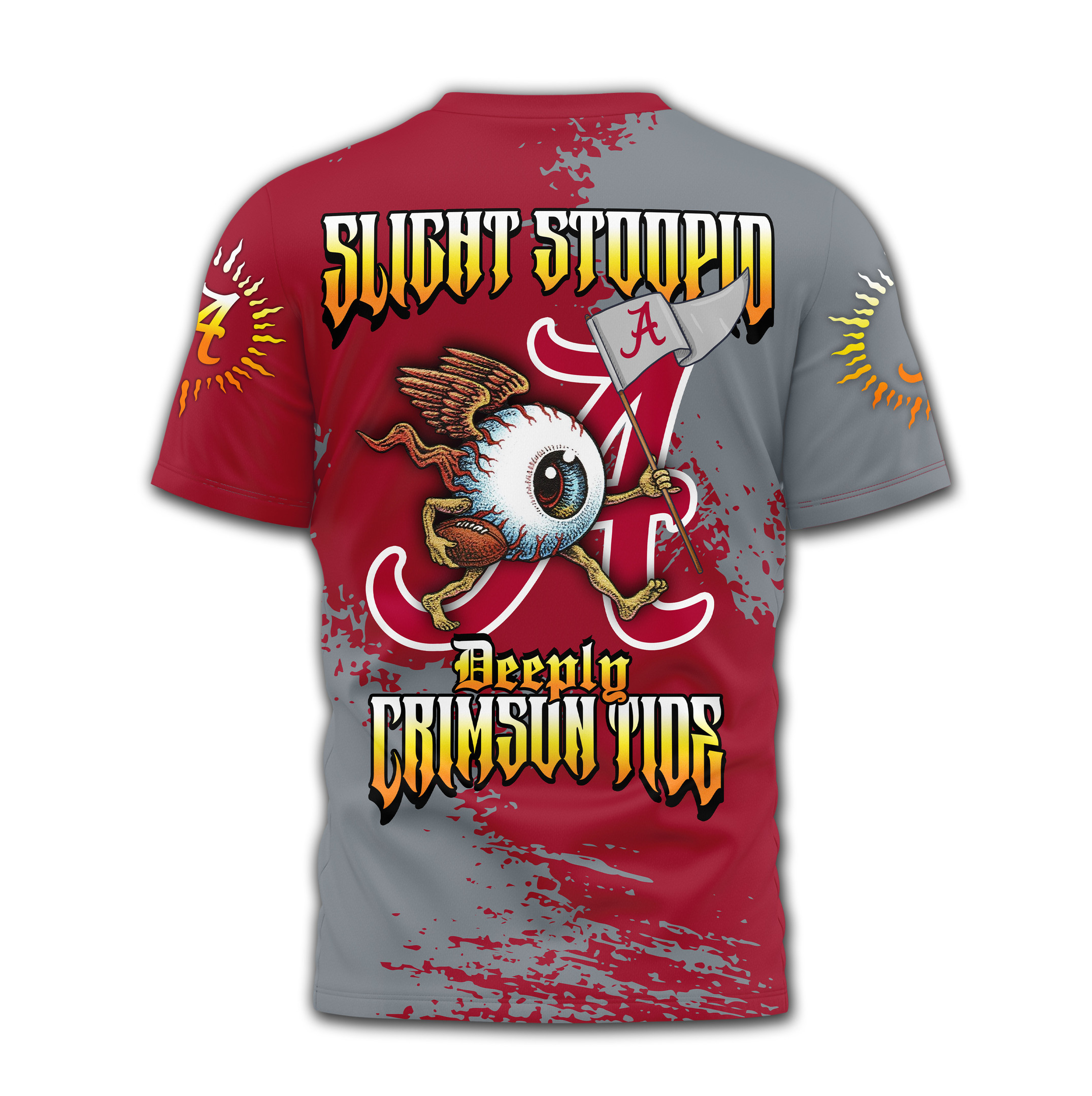 Alabama Crimson Tide | Premium NCAA Slightly Stoopid 3D T-Shirt TTH2105115 - Image 2