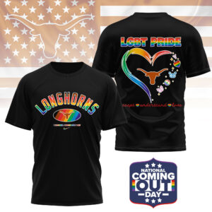 Texas Longhorns | Premium NCAA National Coming Out Day 3D Shirt TTH210592