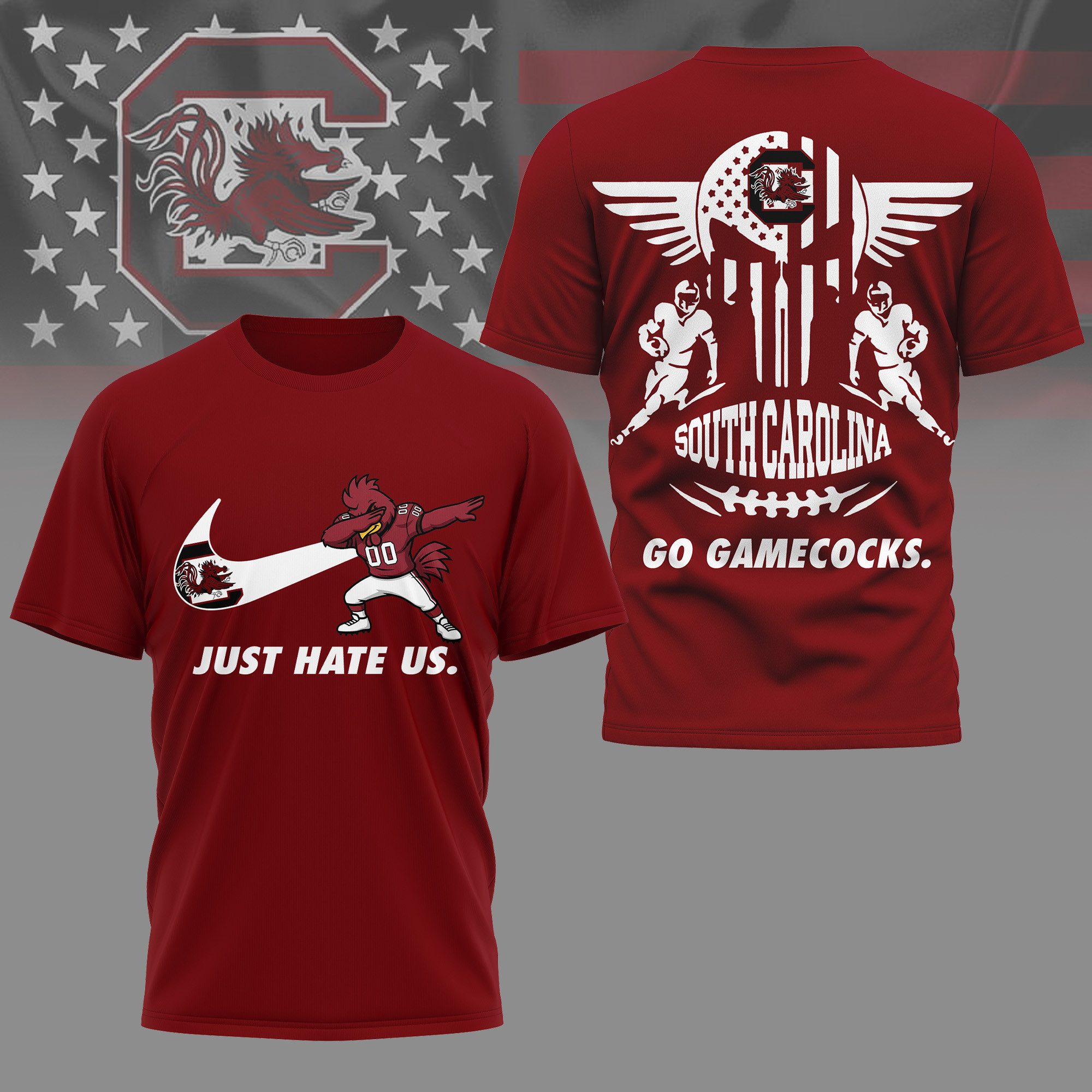 South Carolina Gamecocks | Premium NCAA Just Hate Us T-shirt TTH2105142