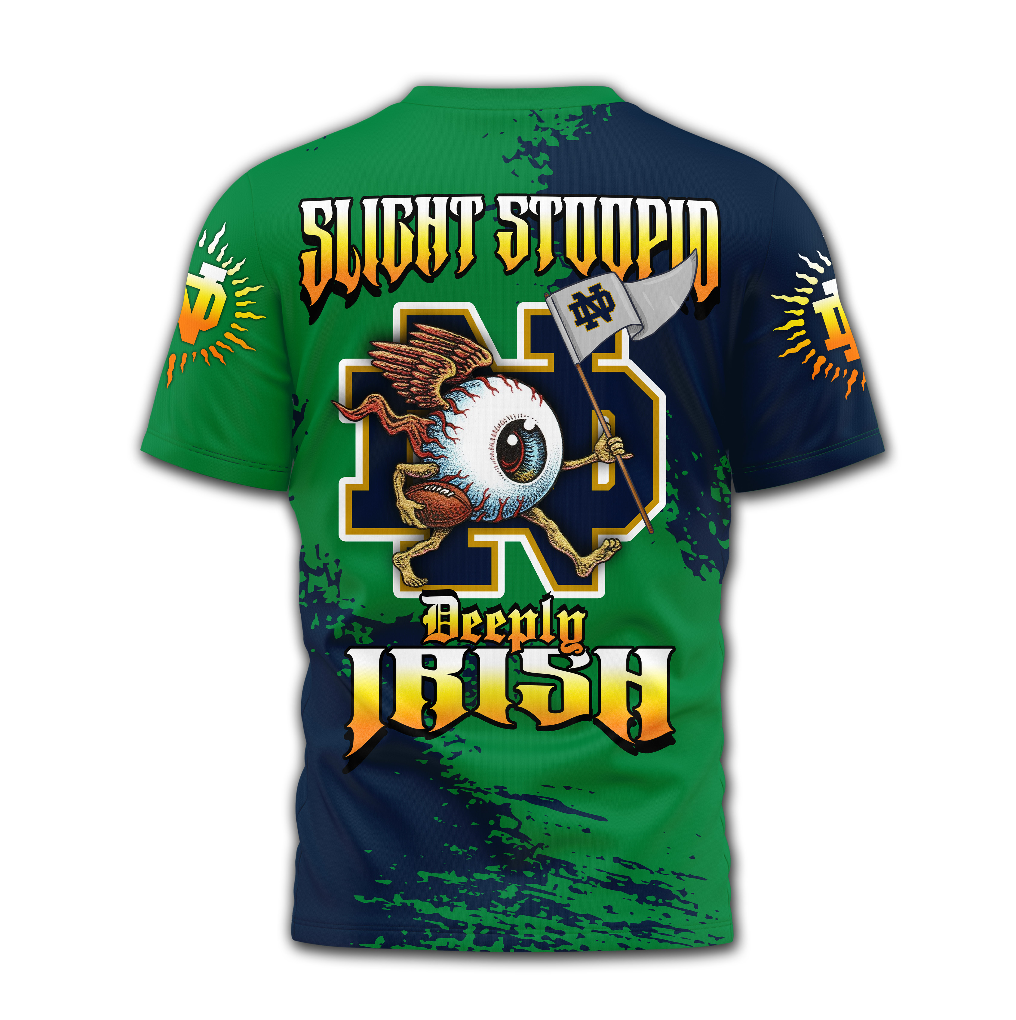 Notre Dame Fighting Irish | Premium NCAA Slightly Stoopid 3D T-Shirt TTH2105115 - Image 2