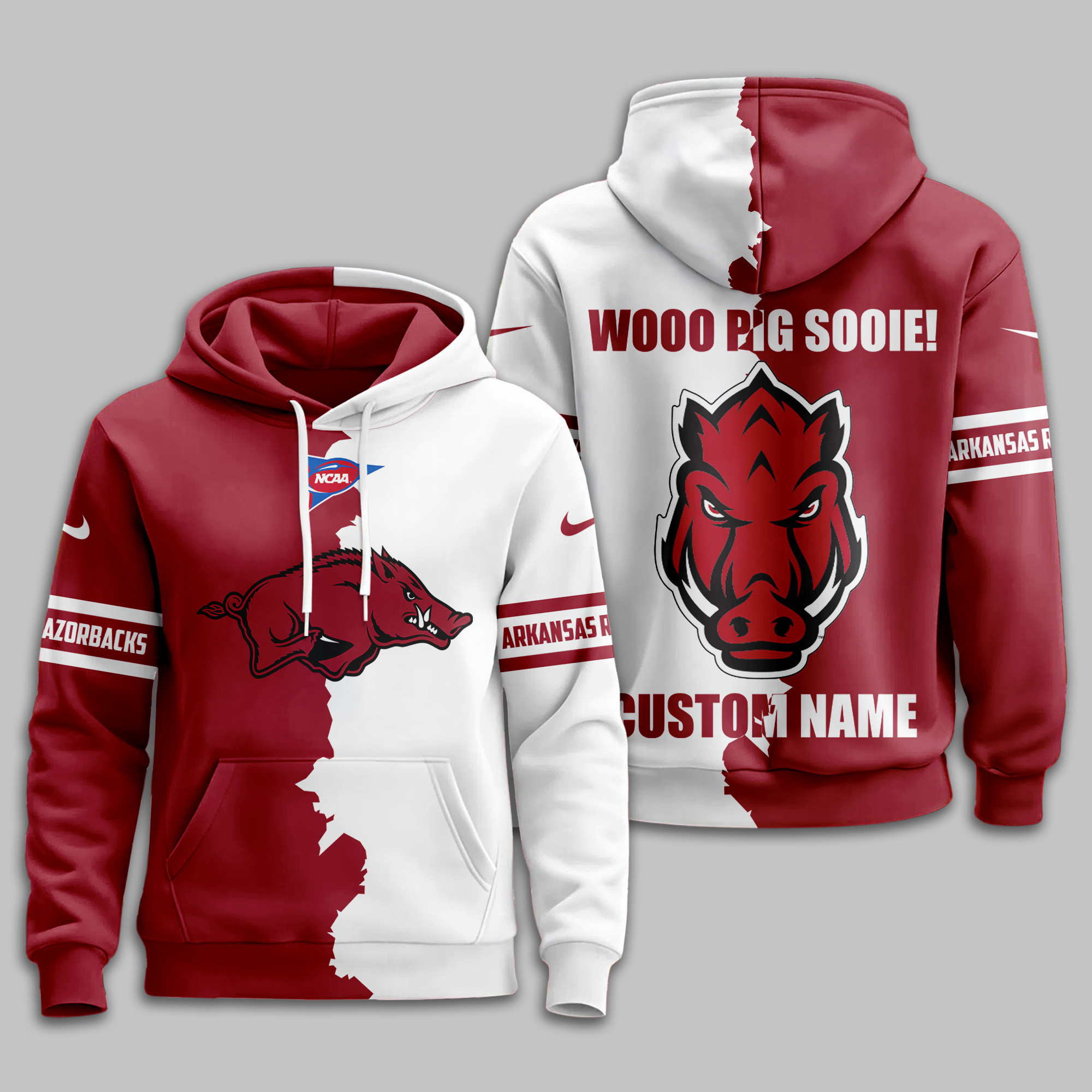 Arkansas Razorbacks | Premium NCAA Warrior Spirit Personalized Hoodie TTH2105170
