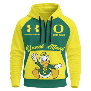 Oregon Ducks | Premium NCAA Under Armour Halfzip Hoodie TTH2105109