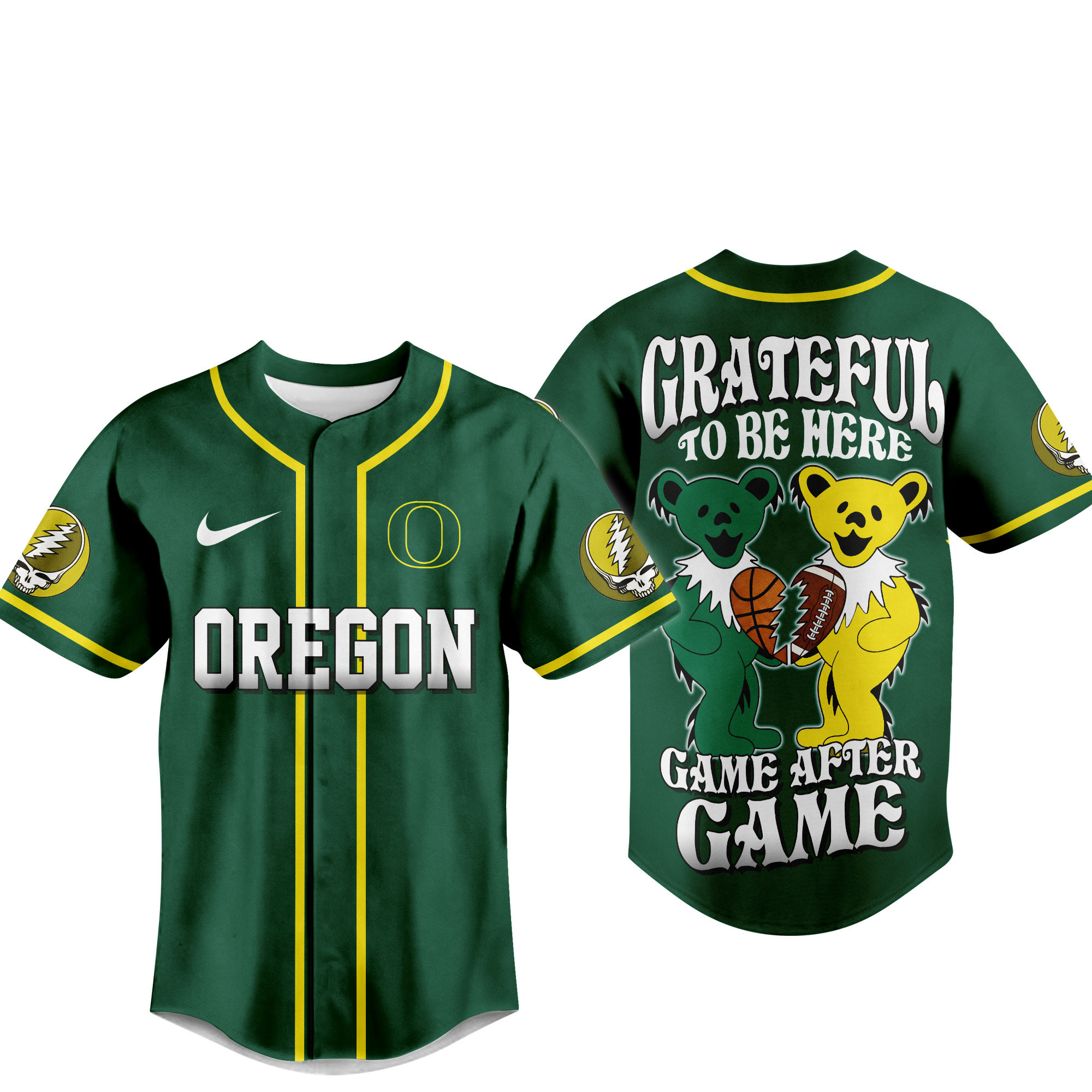 Oregon Ducks | Premium College Grateful Sports Jersey TTH2105107
