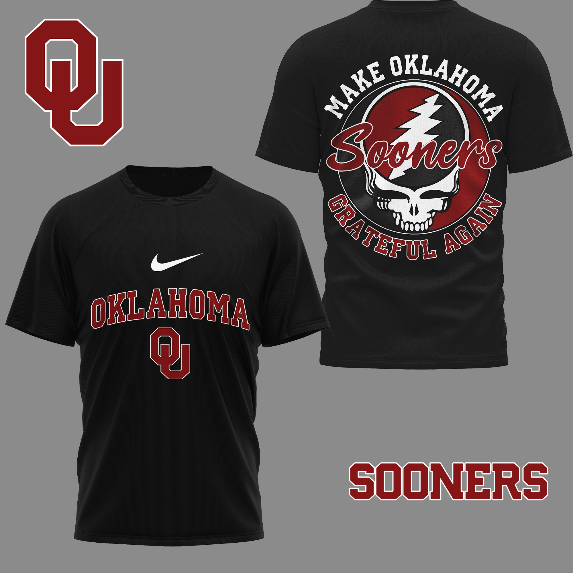 Oklahoma Sooners | Premium Grateful Game Day 3D Shirt TTH210591