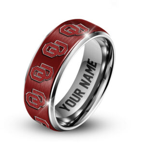 Oklahoma Sooners | Premium Silver Tungsten Ring TTH210589