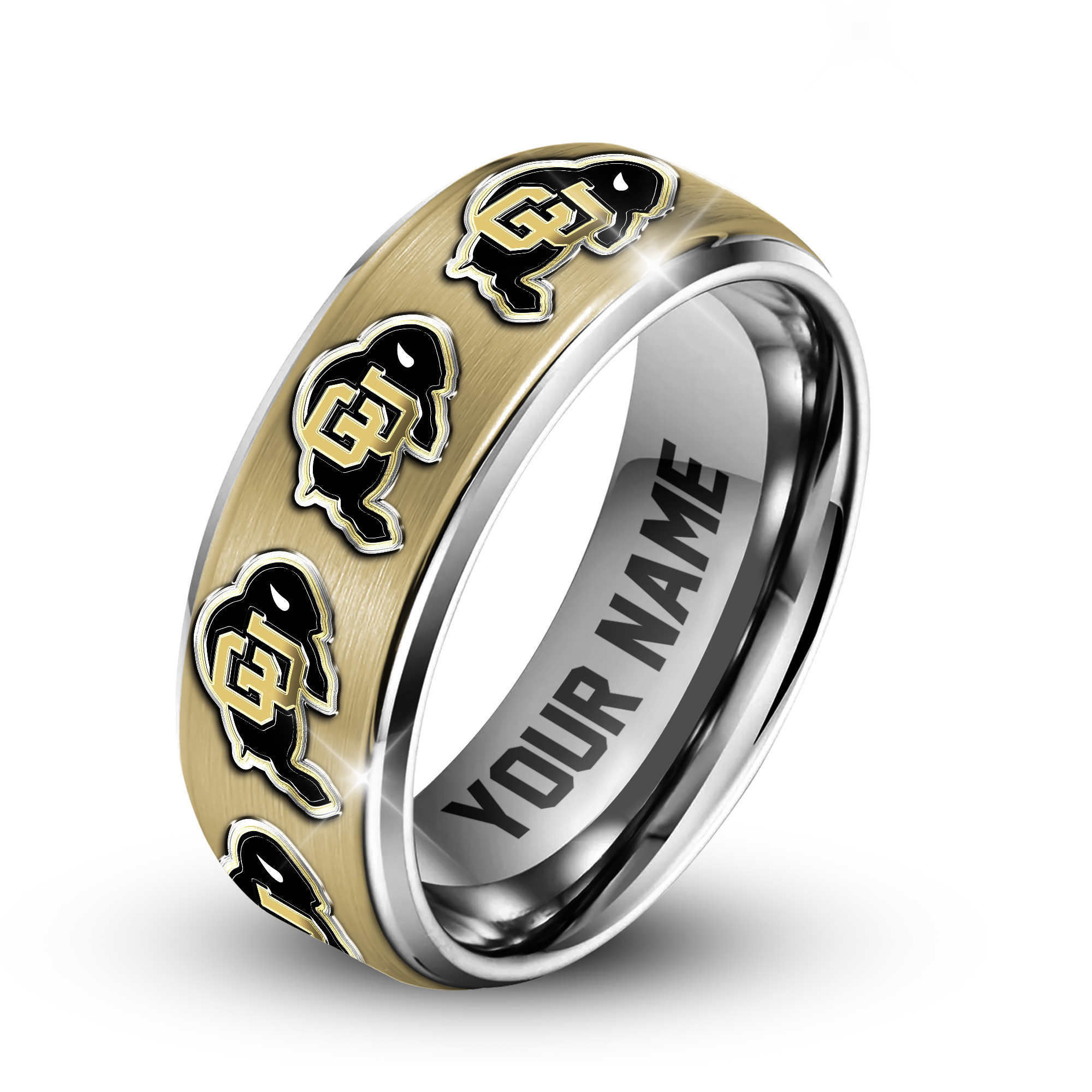 Colorado Buffaloes | Premium Silver Tungsten Ring TTH210589