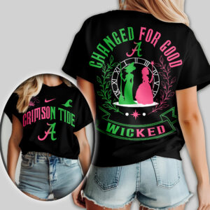 Alabama Crimson Tide | Premium NCAA Wicked Changed For Good Women Shirt TTH2105108