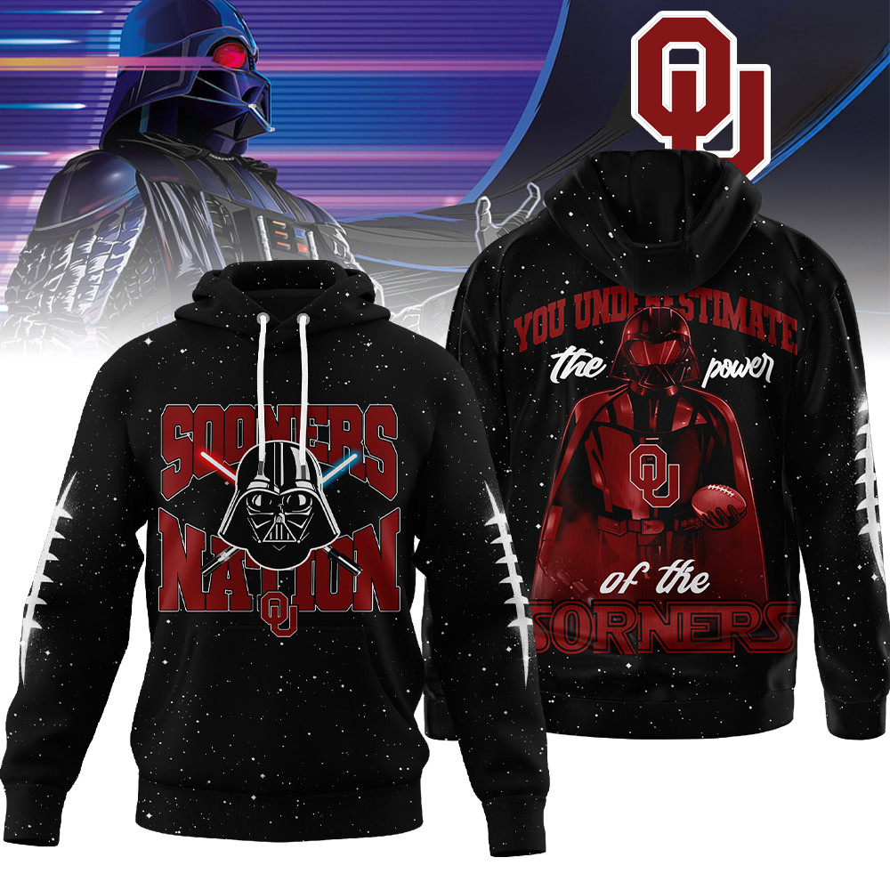 Oklahoma Sooners | Premium NCAA Darth Vader Limited Edition Hoodie TTH2105122 - Image 2