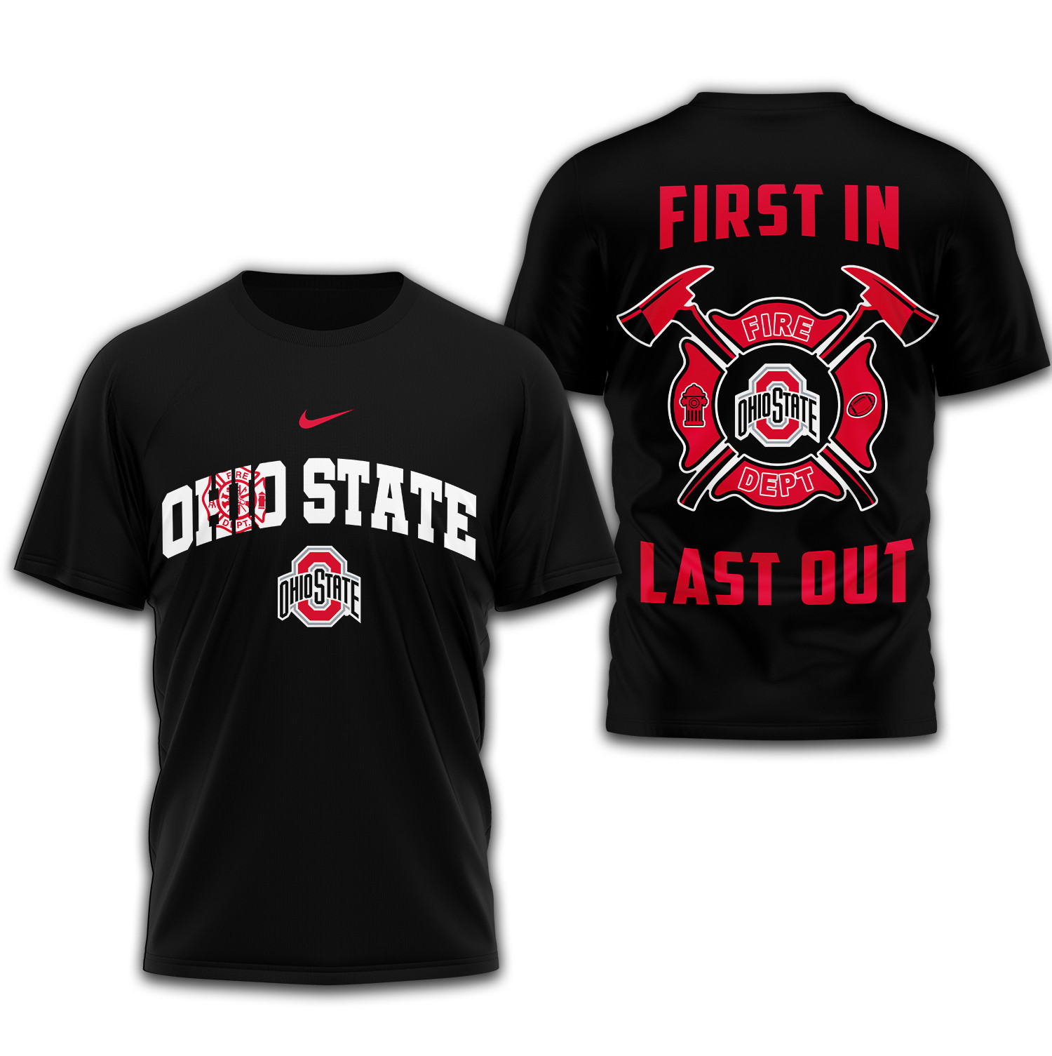 Ohio State Buckeyes | Premium Fire Dept 3D Shirt TTH2105153