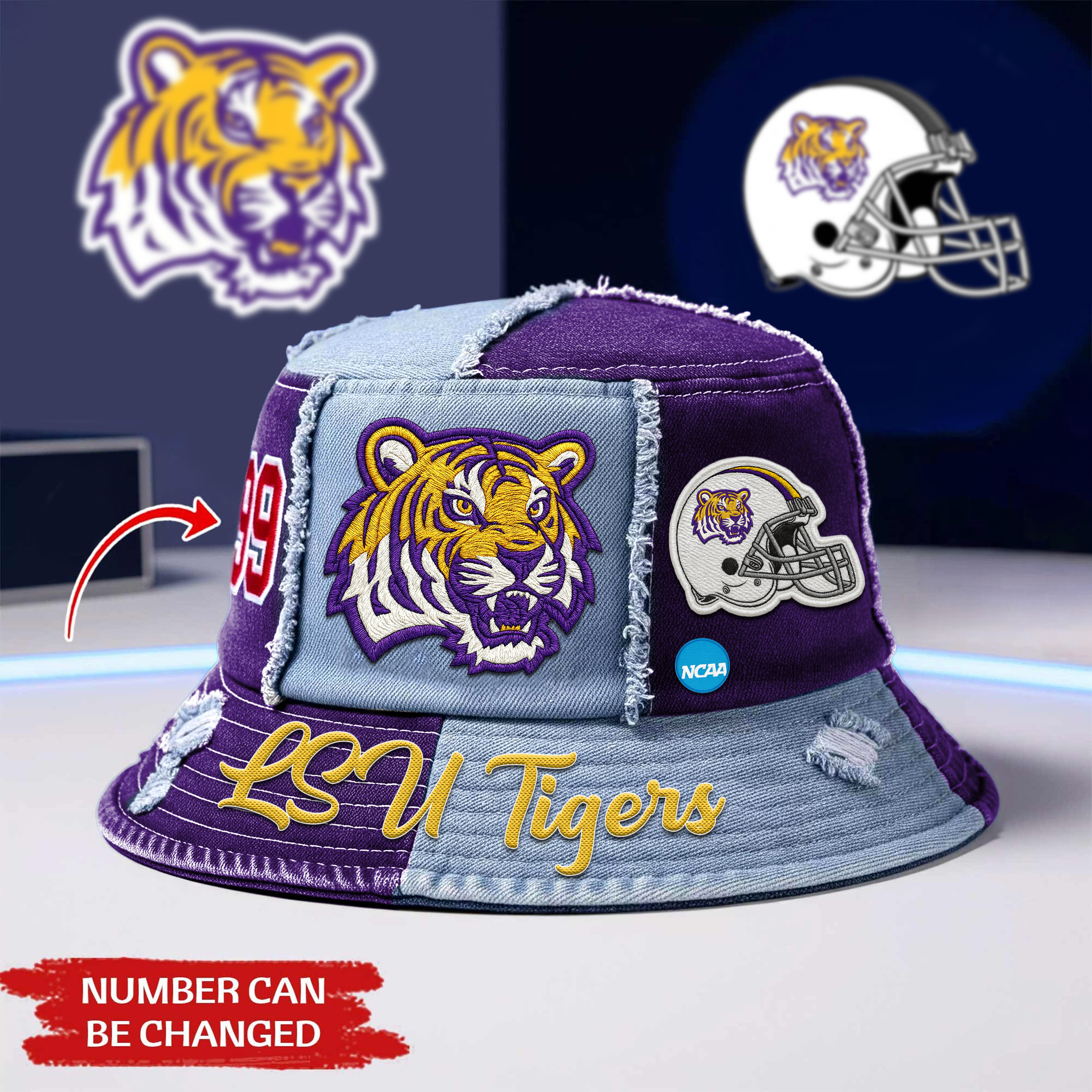 LSU Tigers | Premium Bucket Hat TTH2105123 - Image 2