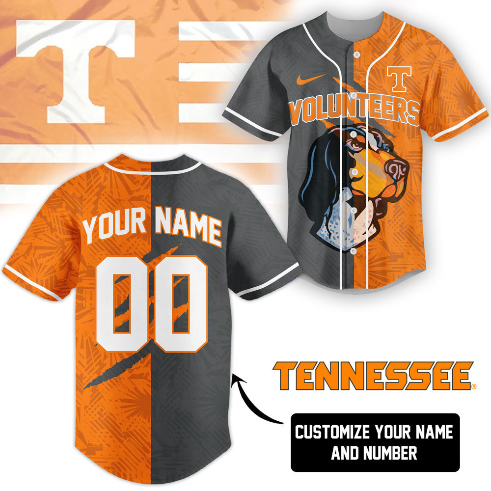 Tennessee Volunteers | Premium NCAA Special Split Colors Fan Jersey TTH2105121 - Image 2