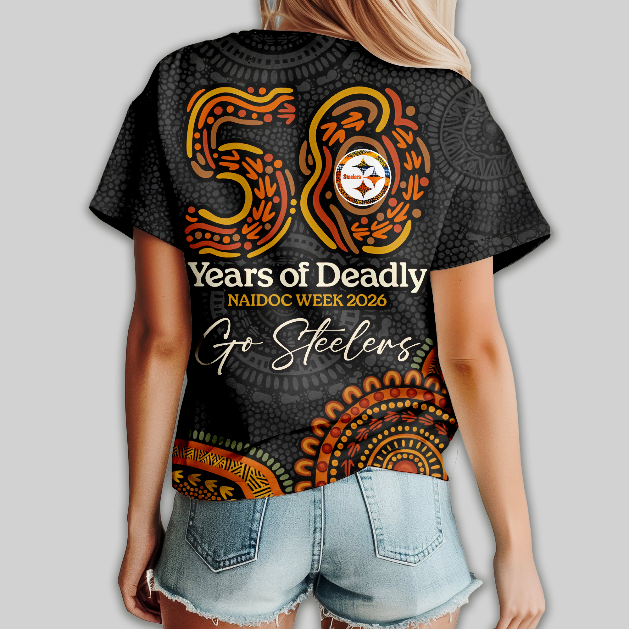 Pittsburgh Steelers | Premium NFL Naidoc Week 2026 Women Shirt TTH2105138 - Image 2